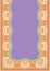 Digital Motif Flower border. Paisleys, Baroques, and ornaments digital motifs for decoration.