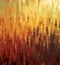 Digital Painting Abstract Rustic Flame with Different Shades of Yellow, Red and Brown Colors Background