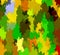 Digital Painting Abstract Spatter Brush Paint in Different Shades of Military Army Camouflage Colors Background