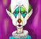 digital painting illustration of sad clown character