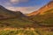 Digital painting of the Nantlle Valley in the Snowdonia National Park, Wales