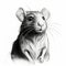 Digital Painting Of A Rat: Detailed Character Design With Hyper Realism