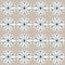 Digital, pastel vector pattern with white sunflowers repeating seamlessly over gray background, great