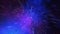 Digital perfectly seamless loop of high speed nebula