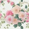 Digital Photo of Seamless Wildflower Pattern