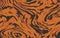 Digital pixel camo  seamless pattern . Bright orange coloring camouflage  modern fabric print. Vector Texture