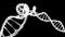 Digital Plexus DNA molecule random digits Loop Alpha Channel