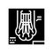 digital radiology glyph icon vector illustration