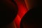 Digital render of an abstract futuristic flowing black red background for wallpapers