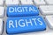 Digital Rights concept