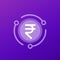 digital rupee, eINR icon, digital indian currency