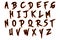 Digital Scrapbook Alphabet Halloween Skinner