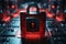 Digital security is robust, offering a seamless user experience with a red detailed padlock