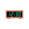 Digital table clock icon, flat style