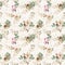 Digital textile design geometrical, traditional seamless pattern for fabric printing. Seamless floral pattern background,.