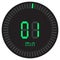 The digital timer 1 minute. electronic stopwatch with a gradient dial starting vector icon, clock and watch, timer, countdown.