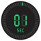 The digital timer 1 second. electronic stopwatch with a gradient dial starting vector icon, clock and watch, timer, countdown.