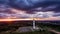 Digital Tower to Brasilia, capitale du Brasil, filmed with drone in an aerial view in the late afternoon