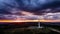 Digital Tower to Brasilia, capitale du Brasil, filmed with drone in an aerial view in the late afternoon