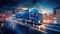 the digital transformation of transportation, emphasizing the automated processes within freight forwarders, the