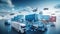 the digital transformation of transportation, emphasizing the automated processes within freight forwarders, the