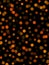 Digital vivid orange polka dots on black