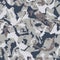 Digital wave camouflage wallpaper. Seamless urban pixel camo pattern. Military texture. Vector fabric textile print