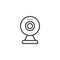 Digital Webcam line icon