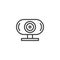 Digital Webcam line icon