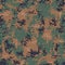 Digital Woodland Camouflage Seamless Pattern