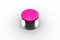 Digitally generated shiny pink push button