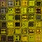 Digitally rendered yellow glass tiles