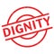 Dignity rubber stamp