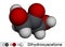 Dihydroxyacetone, DHA, glycerone molecule. It is saccharide, triose, sunscreening agent, component of self-tanning creams.