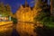 Dijver Canal in Bruges Belgium