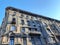 Dilapidated art nouveau building in Budapest