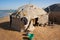 Dilapidated Bedouin village.