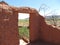 Dilapidated house in rural New Mexico along old Route 66.