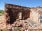 Dilapidated house in rural New Mexico along old Route 66.