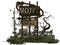 Dilapidated motel sign