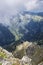 Dill valley from Krivan peak, High Tatras mountains, Slovakia