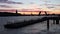Dilution of bridges in St. Petersburg. Peter Romance. Sight of Peter. Neva River. Dawn in the city. White Nights. Russia St.
