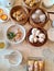 Dim sum in yumcha in  the Cantonese restaurant