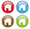 Dimensional house icons