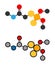 Dimethoate insecticide molecule