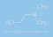 Dimethylaminoethanol (dimethylethanolamine, DMEA, DMAE) molecule. May have beneficial effects on health, including lifespan