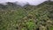 The Dimitiles highland on Reunion Island drone view