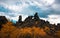 Dimmuborgir lava fields near Lake Myvatn in the north of Iceland