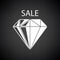 Dimond With Sale Sign Icon