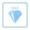 Dimond With Sale Sign Icon